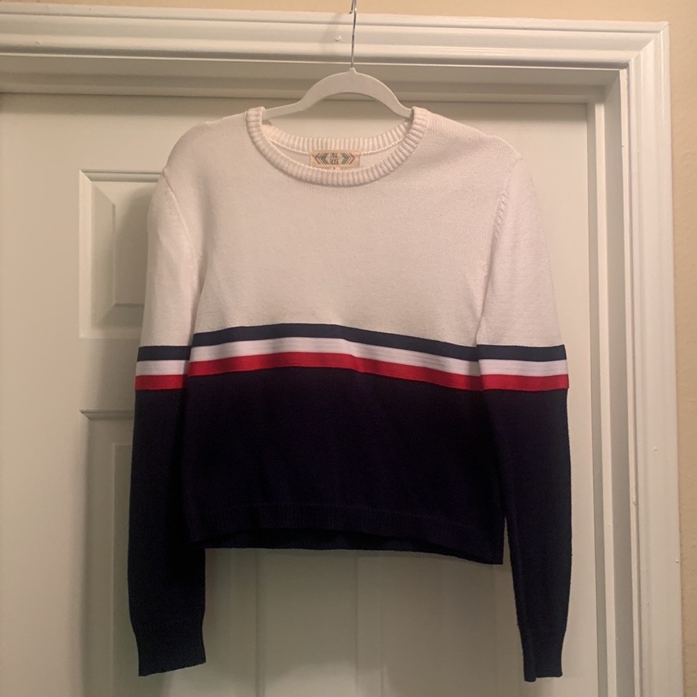 Pink rose sweater